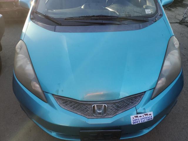 JHMGE8H35CC003121 - 2012 HONDA FIT TURQUOISE photo 11