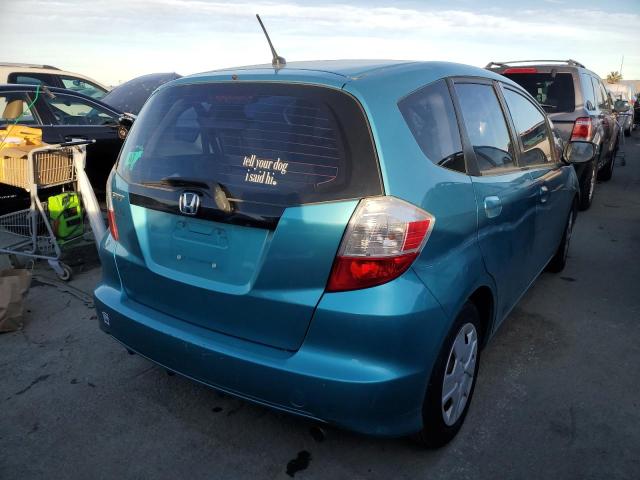 JHMGE8H35CC003121 - 2012 HONDA FIT TURQUOISE photo 3