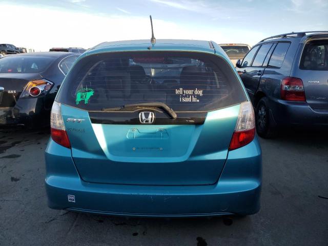 JHMGE8H35CC003121 - 2012 HONDA FIT TURQUOISE photo 6