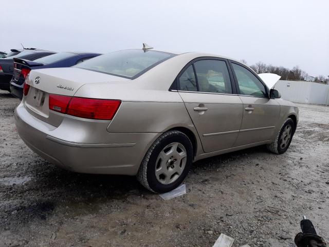 5NPET46CX9H464337 - 2009 HYUNDAI SONATA GLS TAN photo 3