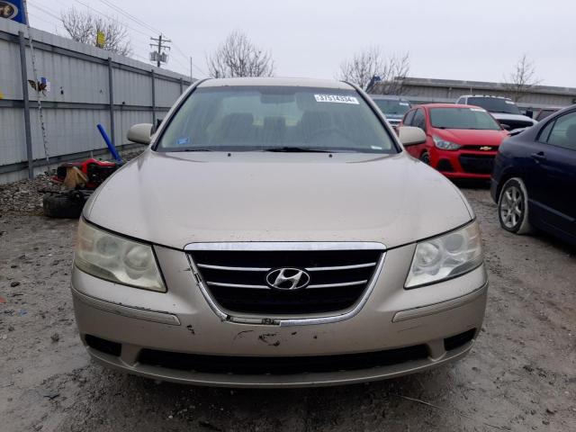 5NPET46CX9H464337 - 2009 HYUNDAI SONATA GLS TAN photo 5