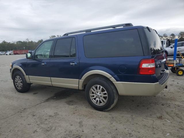 1FMJK1J59AEB58772 - 2010 FORD EXPEDITION EL EDDIE BAUER BLUE photo 2