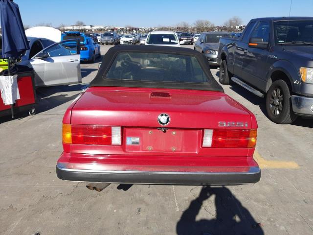 WBABB2308H1940768 - 1987 BMW 325 I AUTOMATIC RED photo 6