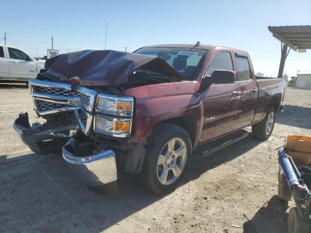 1GCRCRECXEZ290420 - 2014 CHEVROLET 1500 SILVE C1500 LT RED photo 1