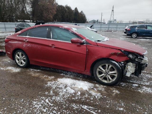 5NPEB4AC1BH109962 - 2011 HYUNDAI SONATA GLS RED photo 4