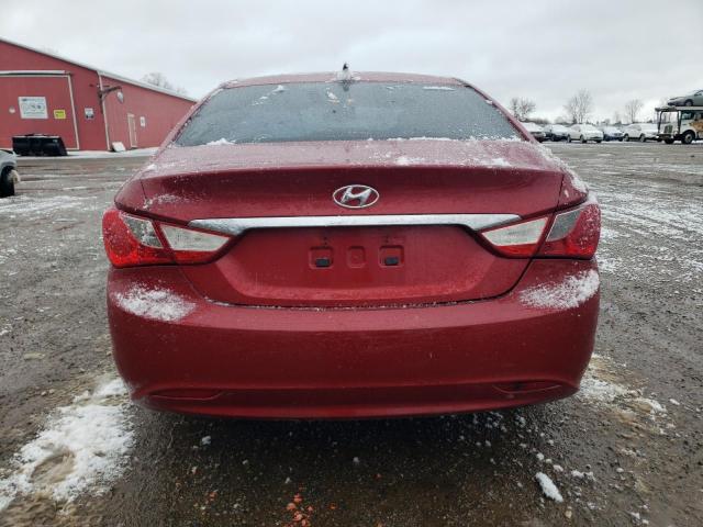 5NPEB4AC1BH109962 - 2011 HYUNDAI SONATA GLS RED photo 6