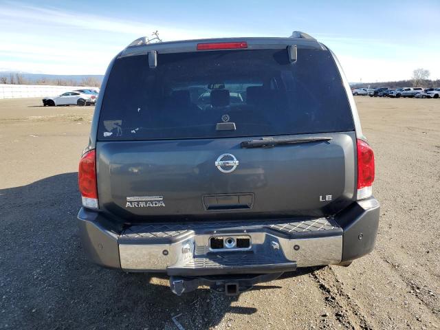 5N1AA08B24N726132 - 2004 NISSAN ARMADA SE GRAY photo 6