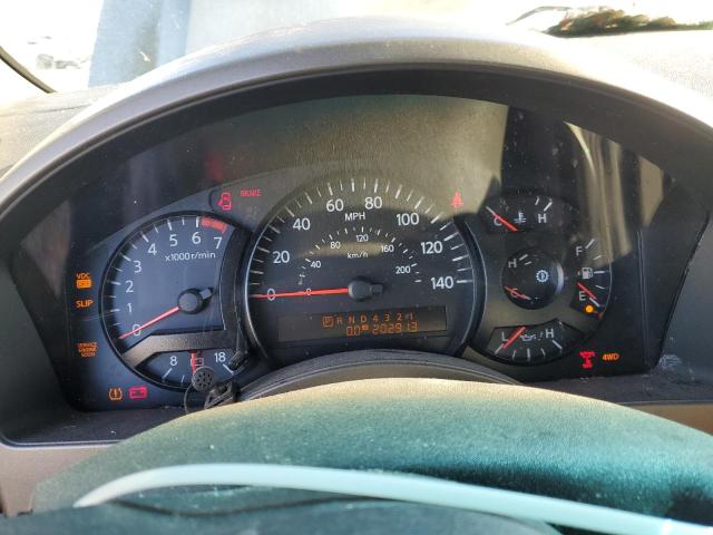 5N1AA08B24N726132 - 2004 NISSAN ARMADA SE GRAY photo 9