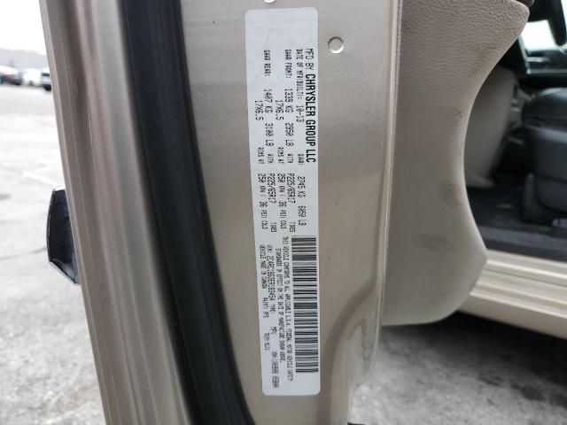 2C4RC1BG3ER183454 - 2014 CHRYSLER TOWN & COU TOURING 金色 照片 13