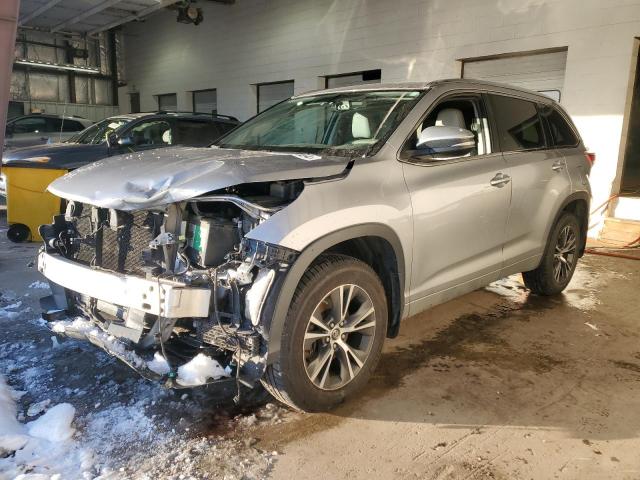 5TDJKRFH6GS279316 - 2016 TOYOTA HIGHLANDER XLE SILVER photo 1