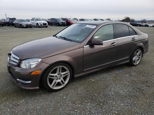 WDDGF4HB4DR271578 - 2013 MERCEDES-BENZ C 250 BROWN photo 1