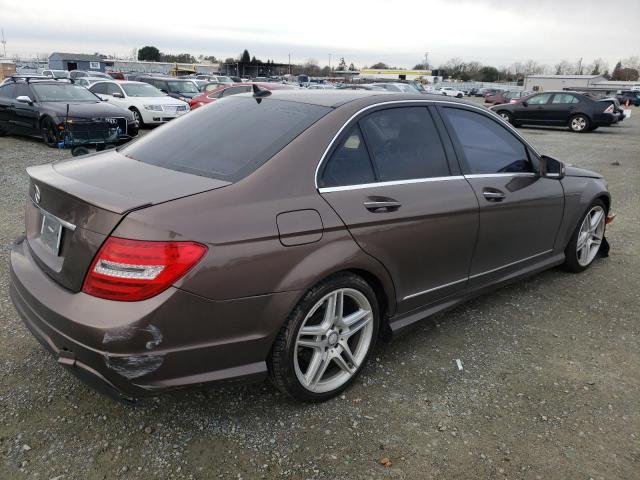 WDDGF4HB4DR271578 - 2013 MERCEDES-BENZ C 250 BROWN photo 3