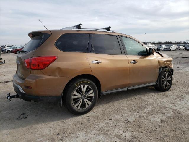5N1DR2MN2HC602171 - 2017 NISSAN PATHFINDER S GOLD photo 3