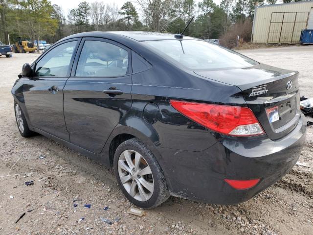 KMHCU4AE4DU422821 - 2013 HYUNDAI ACCENT GLS BLACK photo 2