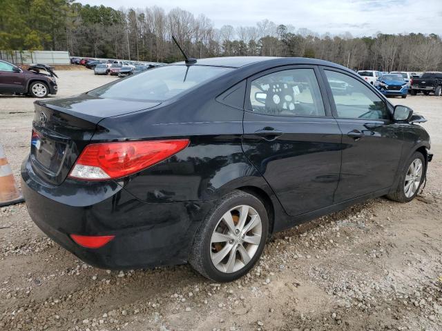 KMHCU4AE4DU422821 - 2013 HYUNDAI ACCENT GLS BLACK photo 3