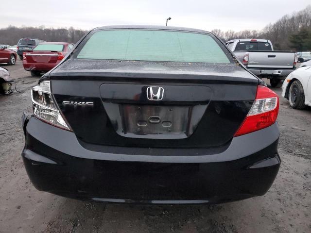 19XFB2F53CE386623 - 2012 HONDA CIVIC LX BLACK photo 6