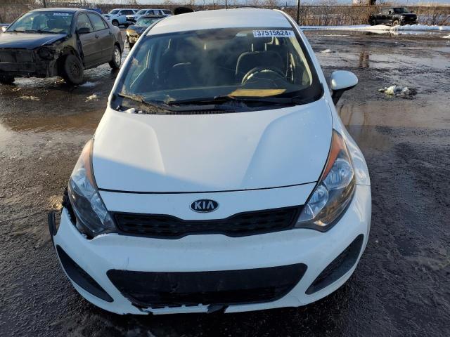 KNADM5A35E6926617 - 2014 KIA RIO LX WHITE photo 5