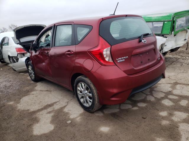 3N1CE2CP8JL361616 - 2018 NISSAN VERSA NOTE S MAROON photo 2