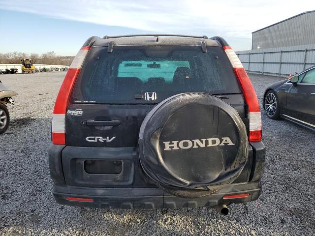 SHSRD78826U410543 - 2006 HONDA CR-V EX BLACK photo 6