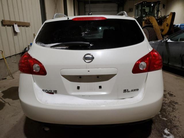 JN8AS5MV9AW116978 - 2010 NISSAN ROGUE S WHITE photo 6