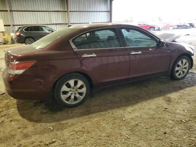 1HGCP36899A032316 - 2009 HONDA ACCORD EXL BURGUNDY photo 3