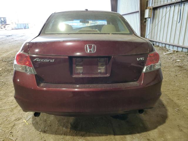 1HGCP36899A032316 - 2009 HONDA ACCORD EXL BURGUNDY photo 6