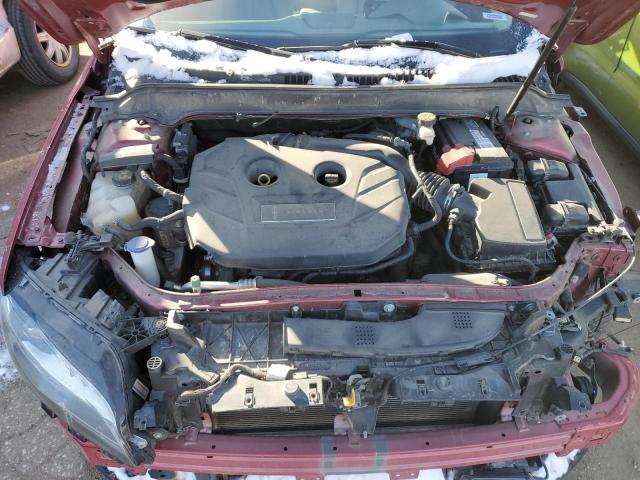 3LN6L5F91HR650158 - 2017 LINCOLN MKZ RESERVE წითელი ფოტო 11