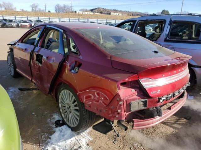 3LN6L5F91HR650158 - 2017 LINCOLN MKZ RESERVE RED photo 2