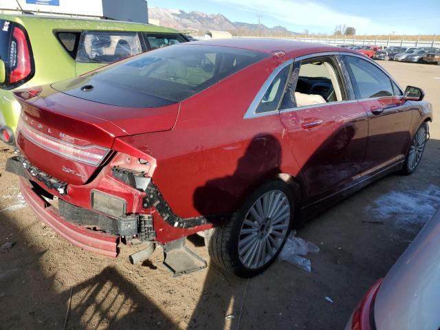 3LN6L5F91HR650158 - 2017 LINCOLN MKZ RESERVE RED photo 3