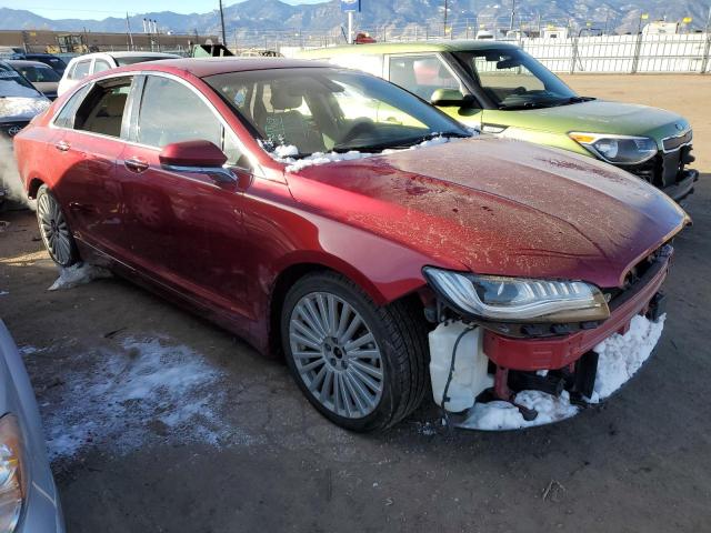 3LN6L5F91HR650158 - 2017 LINCOLN MKZ RESERVE RED photo 4