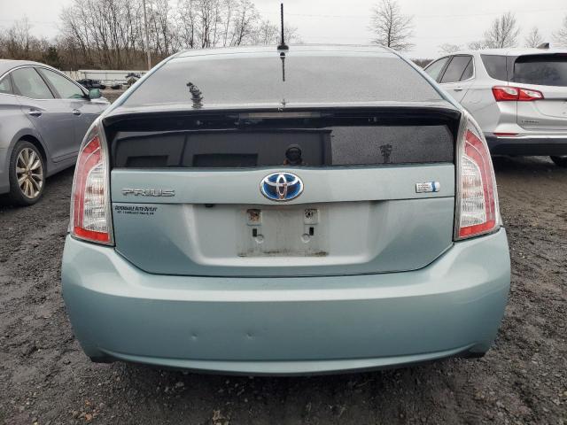 JTDKN3DU1C1589924 - 2012 TOYOTA PRIUS TURQUOISE photo 6