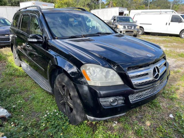 4JGBF71E77A124129 - 2007 MERCEDES-BENZ GL 450 4MATIC BLACK photo 1