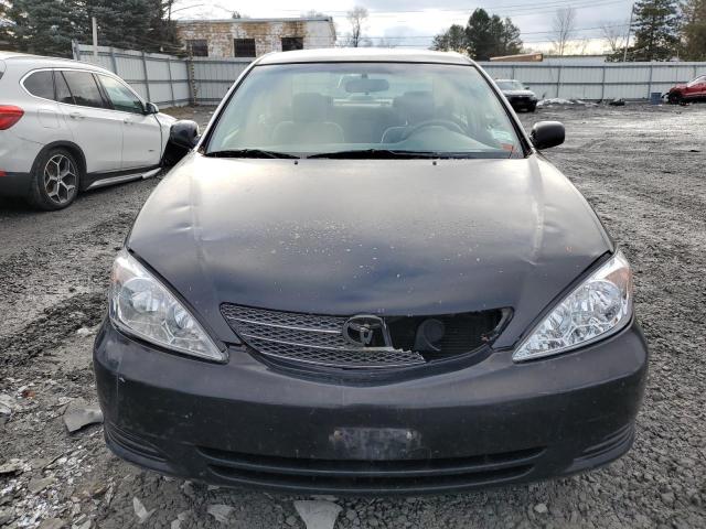 4T1BF32K13U036103 - 2003 TOYOTA CAMRY LE BLACK photo 5