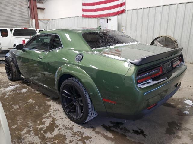 2C3CDZFJ4PH625663 - 2023 DODGE CHALLENGER R/T SCAT PACK GREEN photo 2