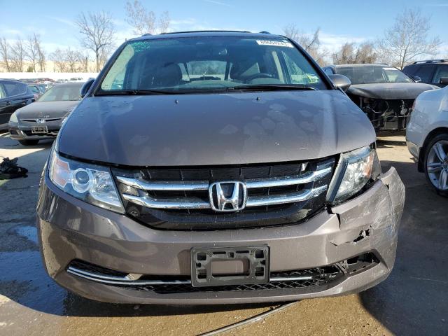 5FNRL5H65FB106118 - 2015 HONDA ODYSSEY EXL CHARCOAL photo 5