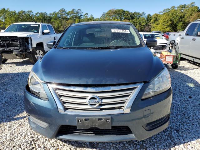 3N1AB7AP7FL673014 - 2015 NISSAN SENTRA S BLUE photo 5