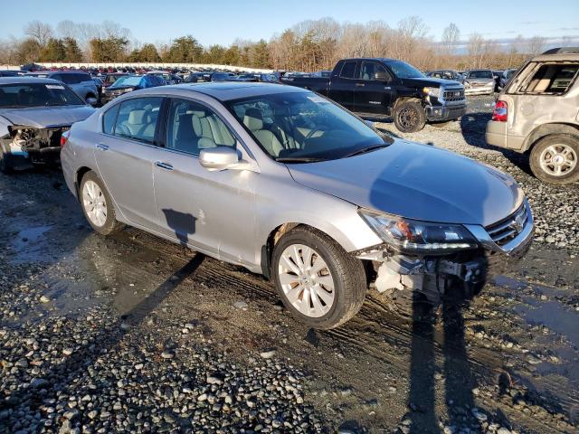 1HGCR3F86EA028261 - 2014 HONDA ACCORD EXL SILVER photo 4