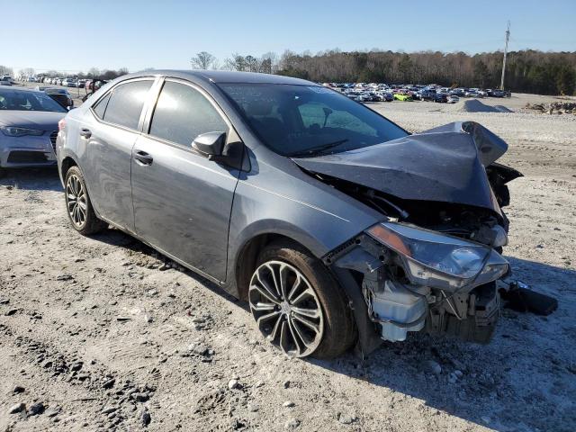 2T1BURHEXEC089381 - 2014 TOYOTA COROLLA L GRAY photo 4