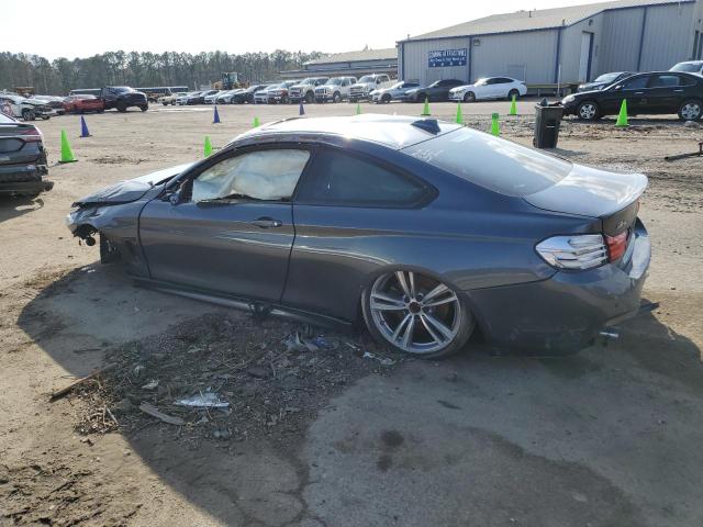 WBA4P1C58HK522320 - 2017 BMW 440I GRAY photo 2