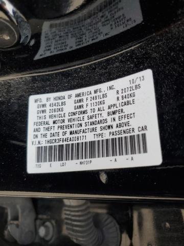 1HGCR3F84EA008171 - 2014 HONDA ACCORD EXL BLACK photo 13