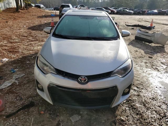 2T1BURHE2EC041860 - 2014 TOYOTA COROLLA L SILVER photo 5