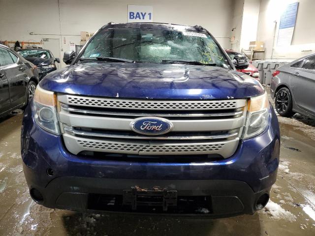 1FMHK7B85BGA76201 - 2011 FORD EXPLORER BLUE photo 5