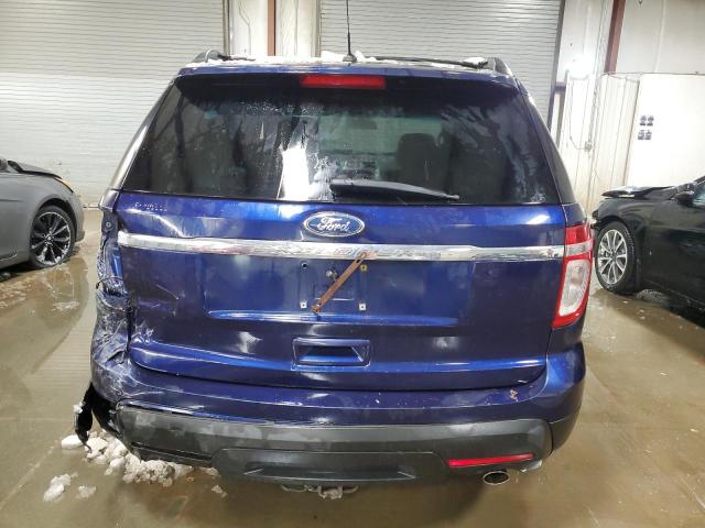 1FMHK7B85BGA76201 - 2011 FORD EXPLORER BLUE photo 6