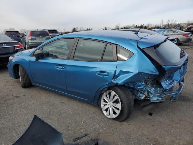 4S3GTAA65K1720924 - 2019 SUBARU IMPREZA BLUE photo 2