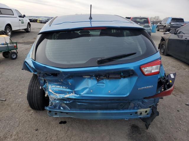 4S3GTAA65K1720924 - 2019 SUBARU IMPREZA BLUE photo 6