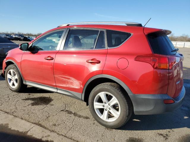 JTMRFREV2DD028251 - 2013 TOYOTA RAV4 XLE RED photo 2