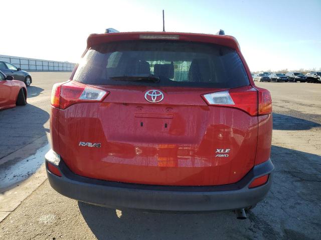 JTMRFREV2DD028251 - 2013 TOYOTA RAV4 XLE RED photo 6