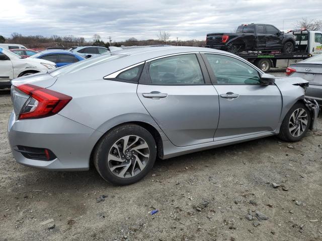 2HGFC2F75JH605003 - 2018 HONDA CIVIC EX GRAY photo 3