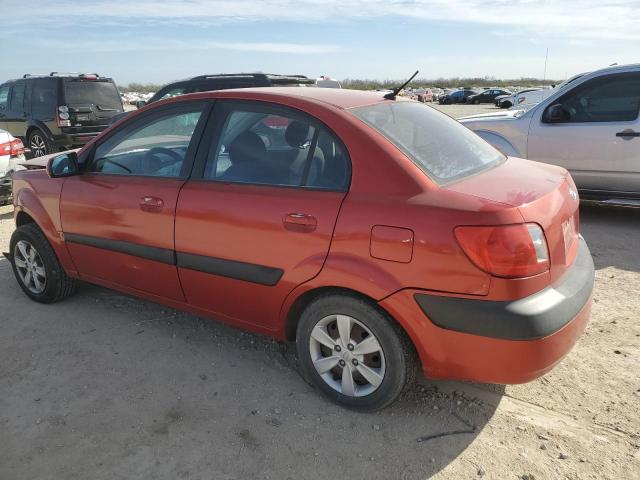 KNADE123086303821 - 2008 KIA RIO BASE RED photo 2