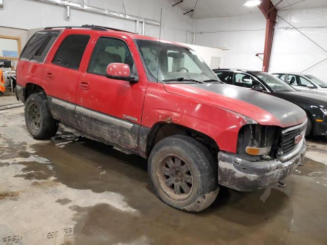 1GKEK13T71J153521 - 2001 GMC YUKON RED photo 4